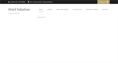 Desktop Screenshot of hotelsolarium.com